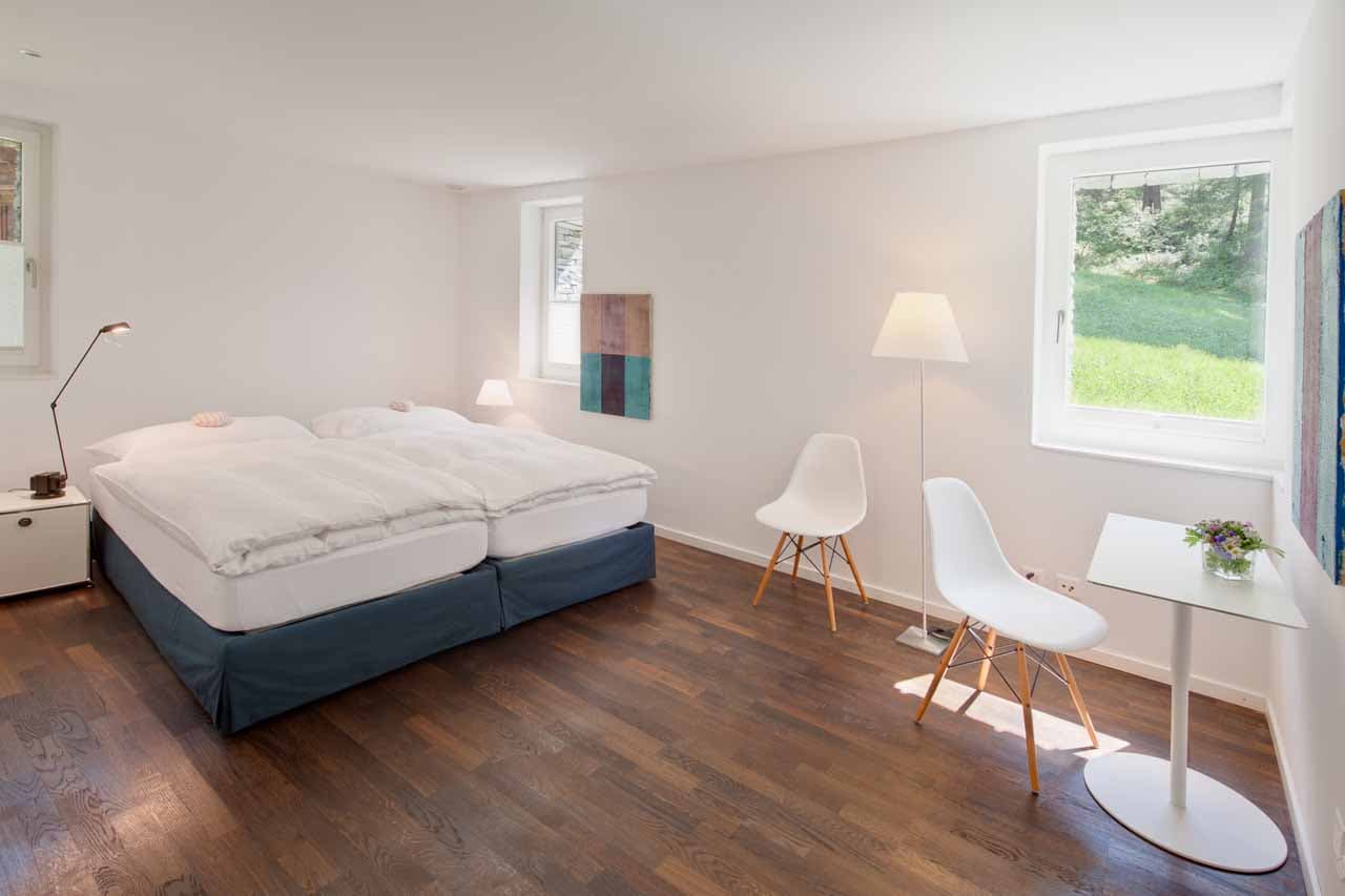Bedroom one at Apartment Altesse 3 in Zermatt