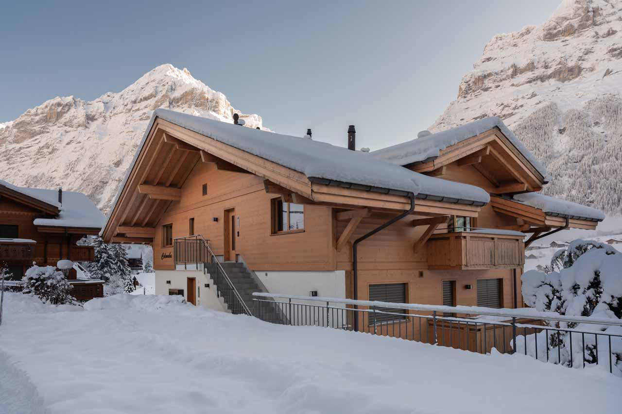 Chalet 250 meters from ski lift Grindelwald Grund-Holenstein of Chalet Columba at Grindelwald