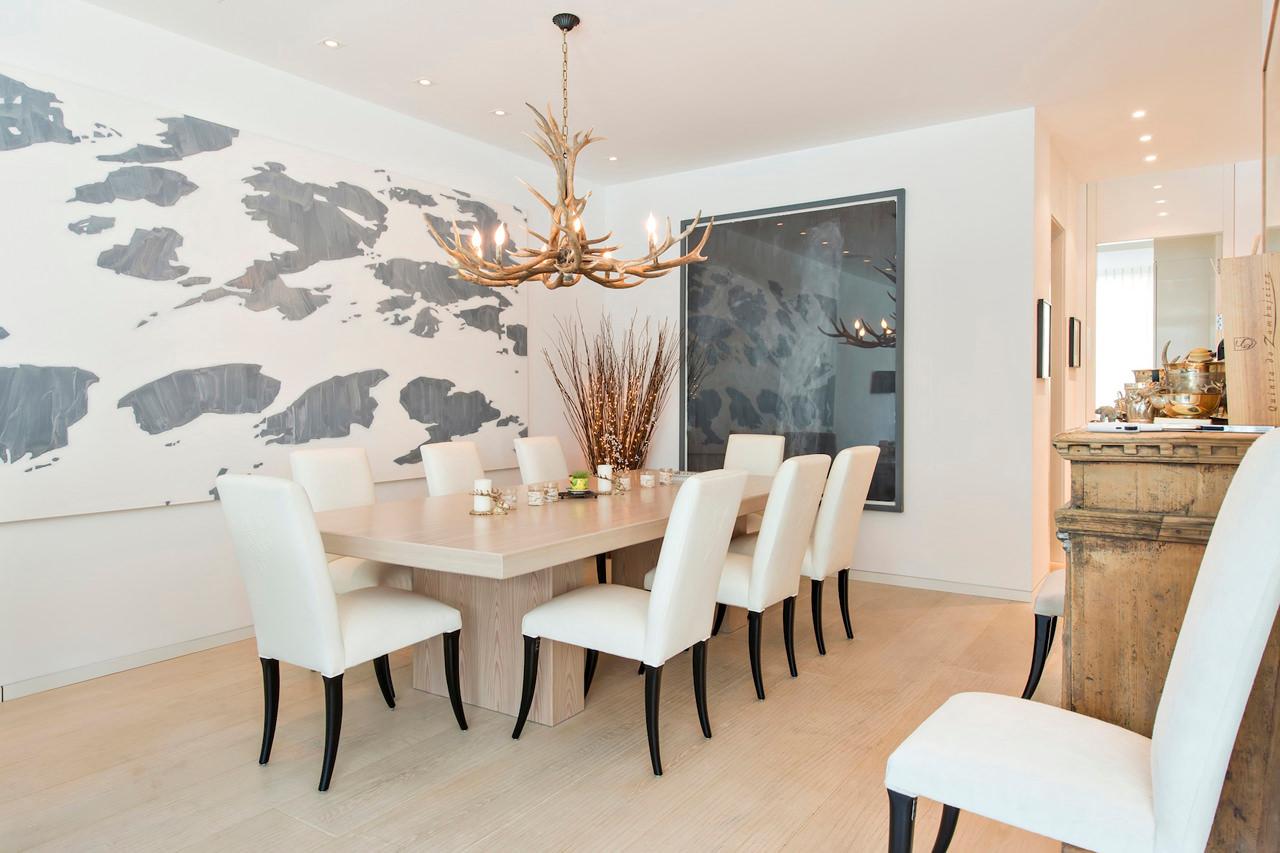 Dining area in Apartment Lakeside in St Moritz