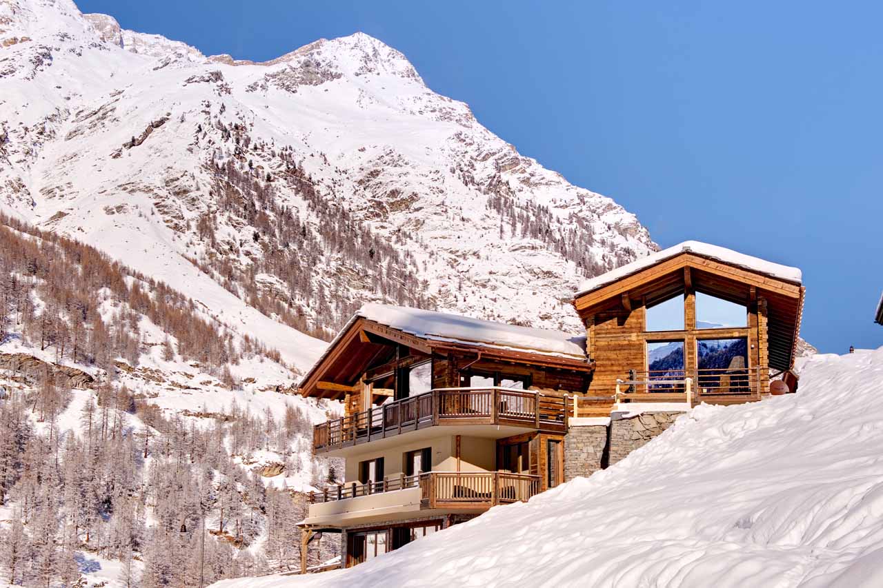 View of Chalet Grace in Zermatt